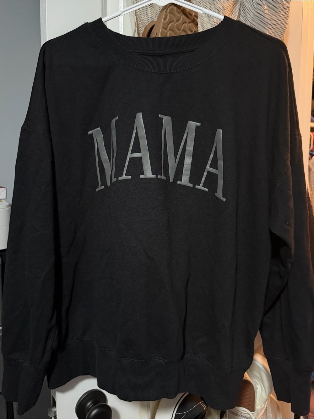 MAMA Black Pullover Sweater Maurice’s